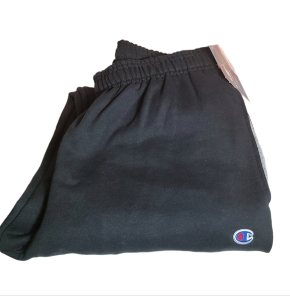 Champion  Authentic Powerblend fleece Athleticwear joggers Size med color black - Picture 3 of 3